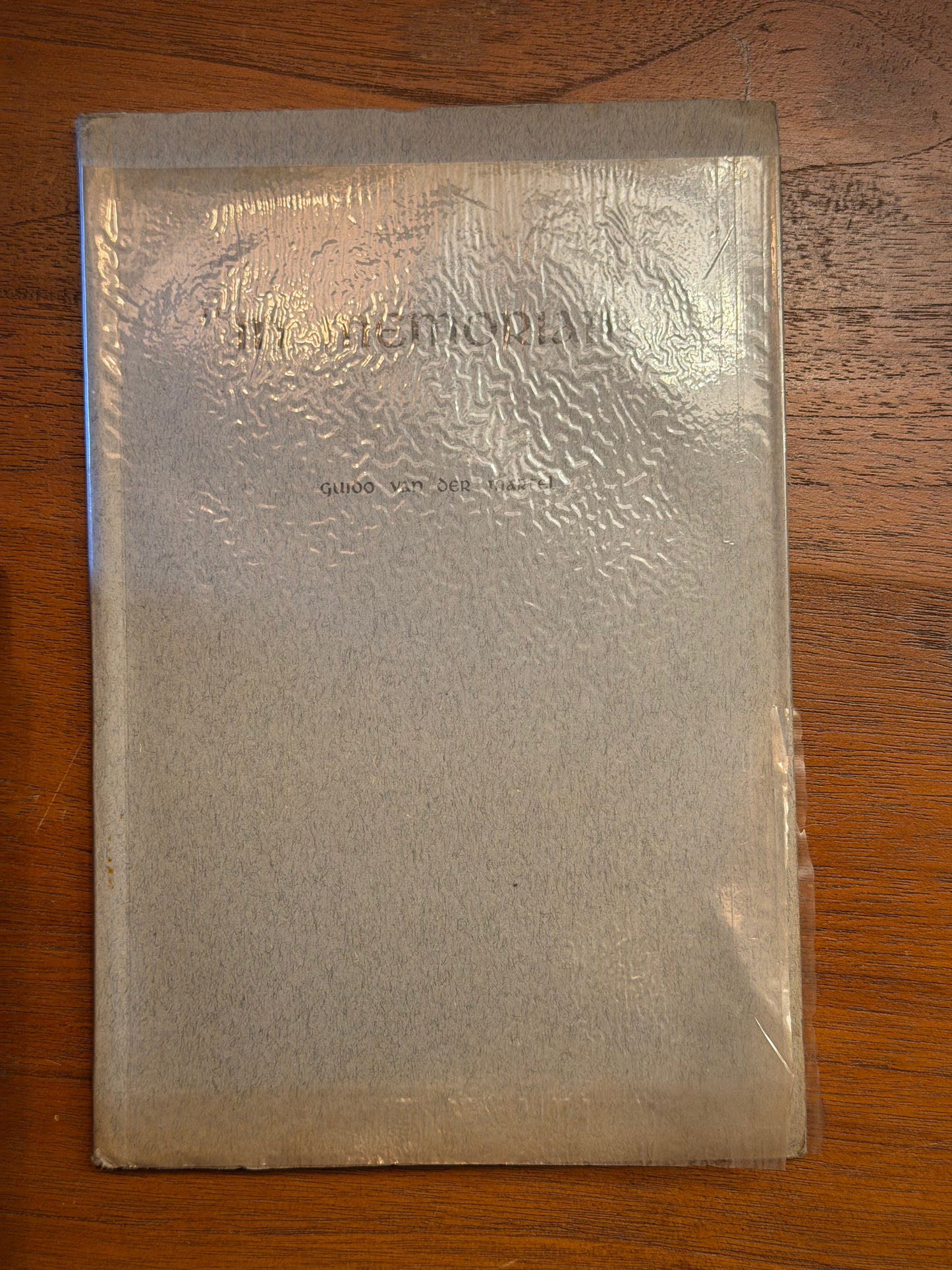 GuIdo van deR martel „ In memoriam". 1957