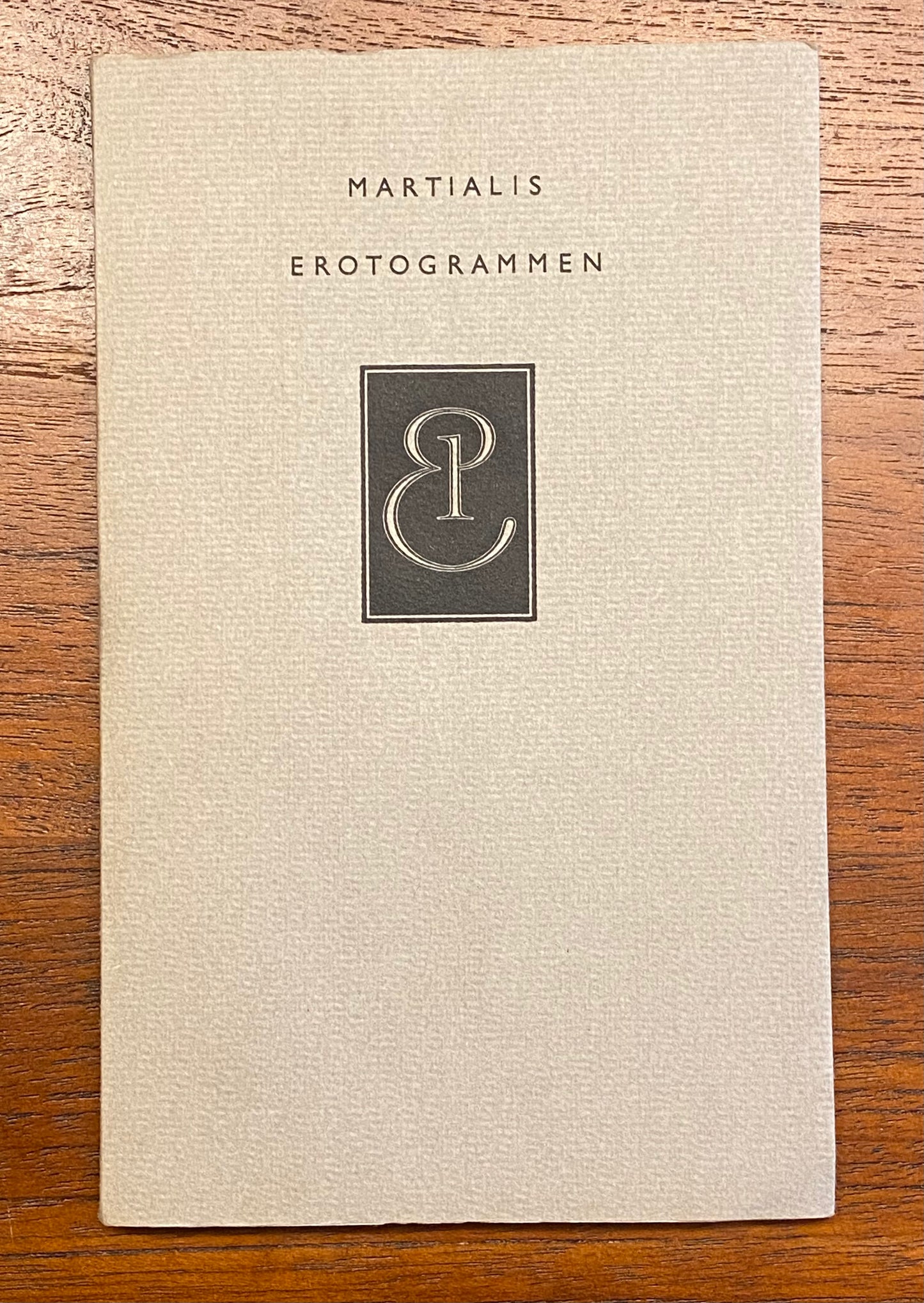 MARTIALIS EROTOGRAMMEN VERTAALD DOOR FRANS VAN DOOREN