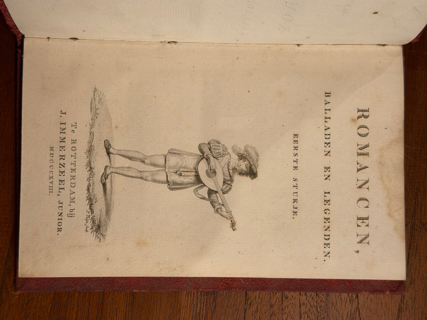 Hendrik Tollens, Romancen, balladen en legenden. Te Rotterdam, J. Immerzeel, 1818