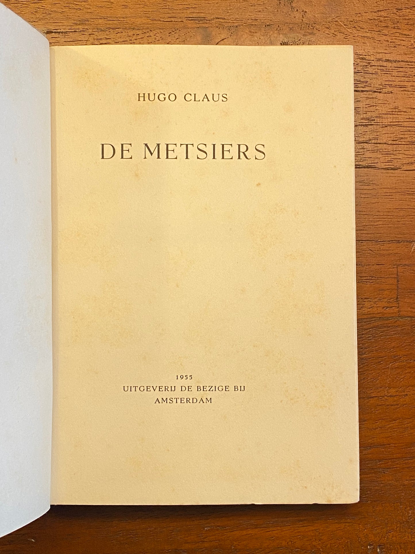 HUGO CLAUS DE METSIERS 1955