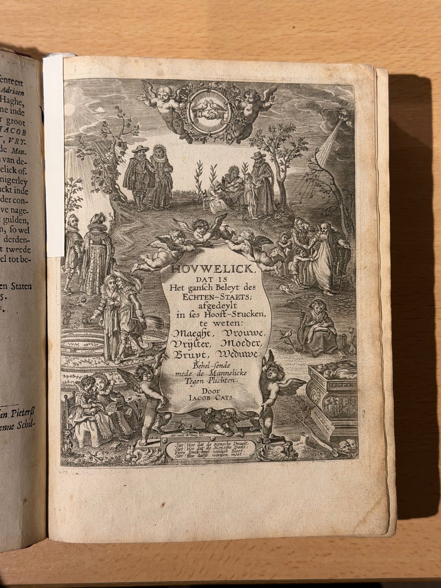 J. Cats, Houwelyck, dat is de gantsche gelegentheyt des Echten-Staets. Tot Middelburgh, Jan Pieters. van de Venne, 1625.