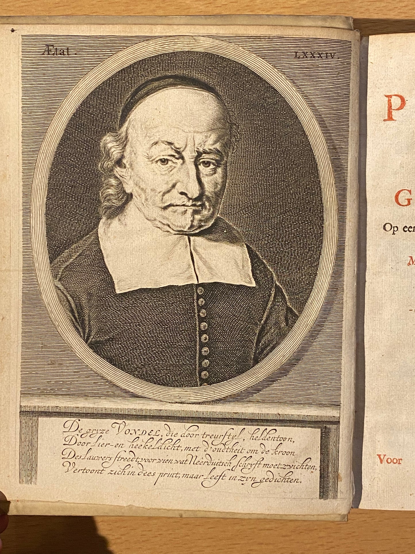 J. V. Vondel, Poëzy of Verscheide gedichten. Franeker, Leonard Strik, 1682
