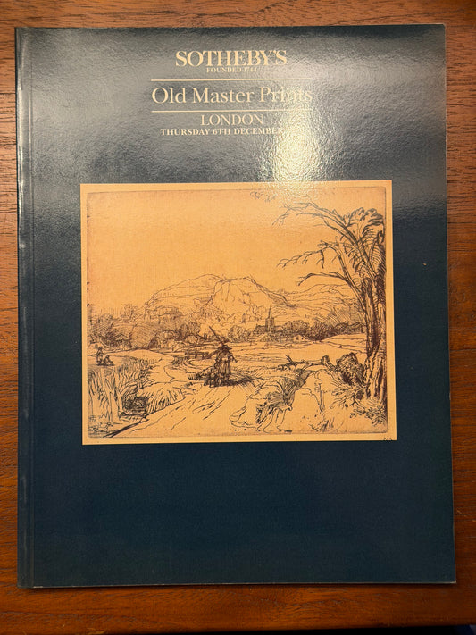 SOTUBSS Old Master Prints 1990