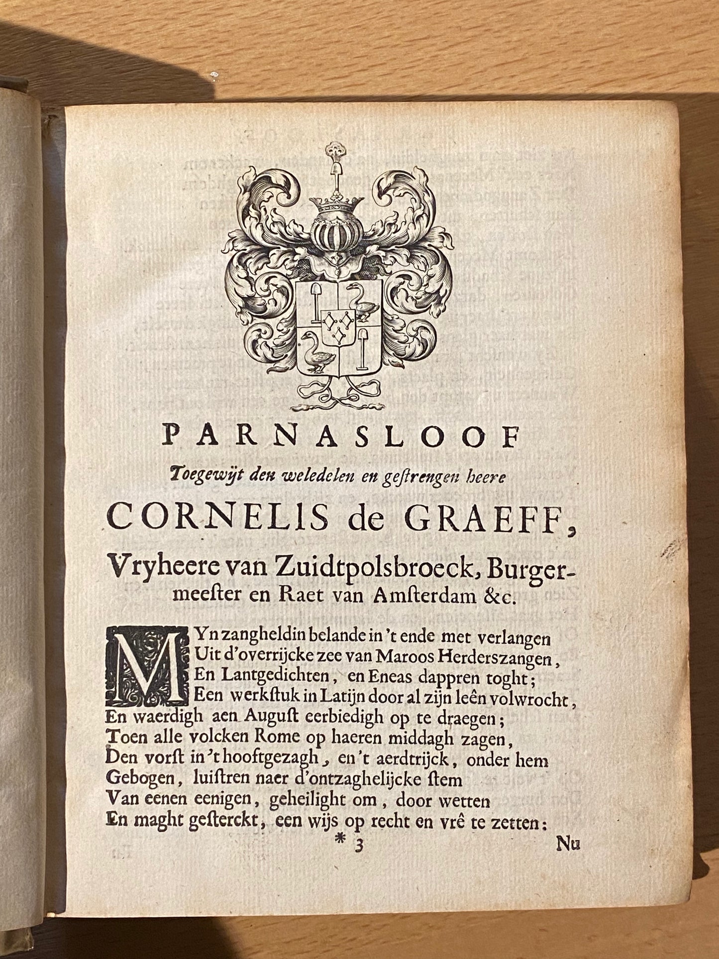 J. V. Vondel, Publius Virgilius Maroos Wercken. Amsterdam, Barent Visser, 1696