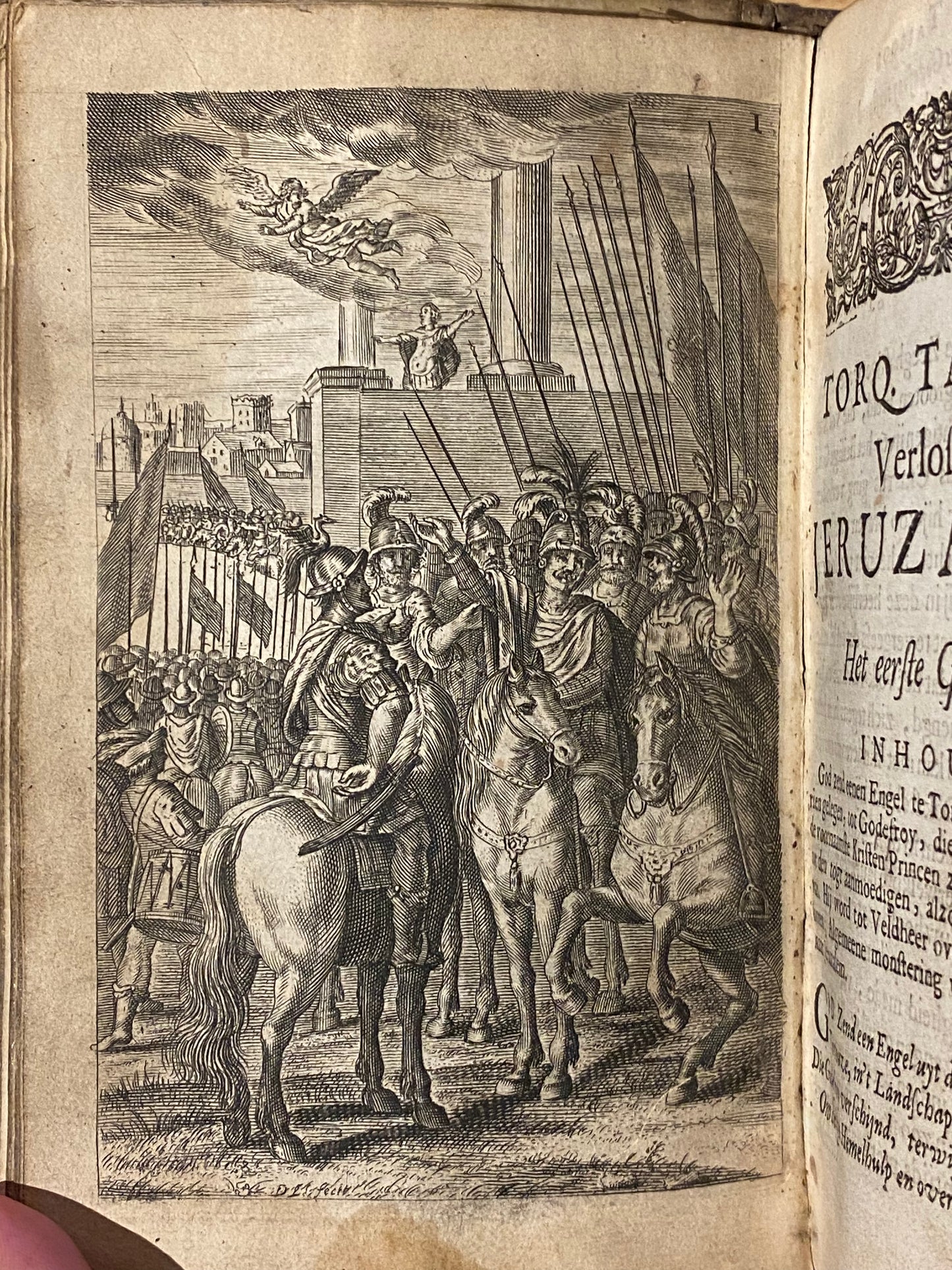 J. Dullaart, Het verloste Jeruzalem van Torquato Tasso. Rotterdam, Joannes Naeranus, 1658.