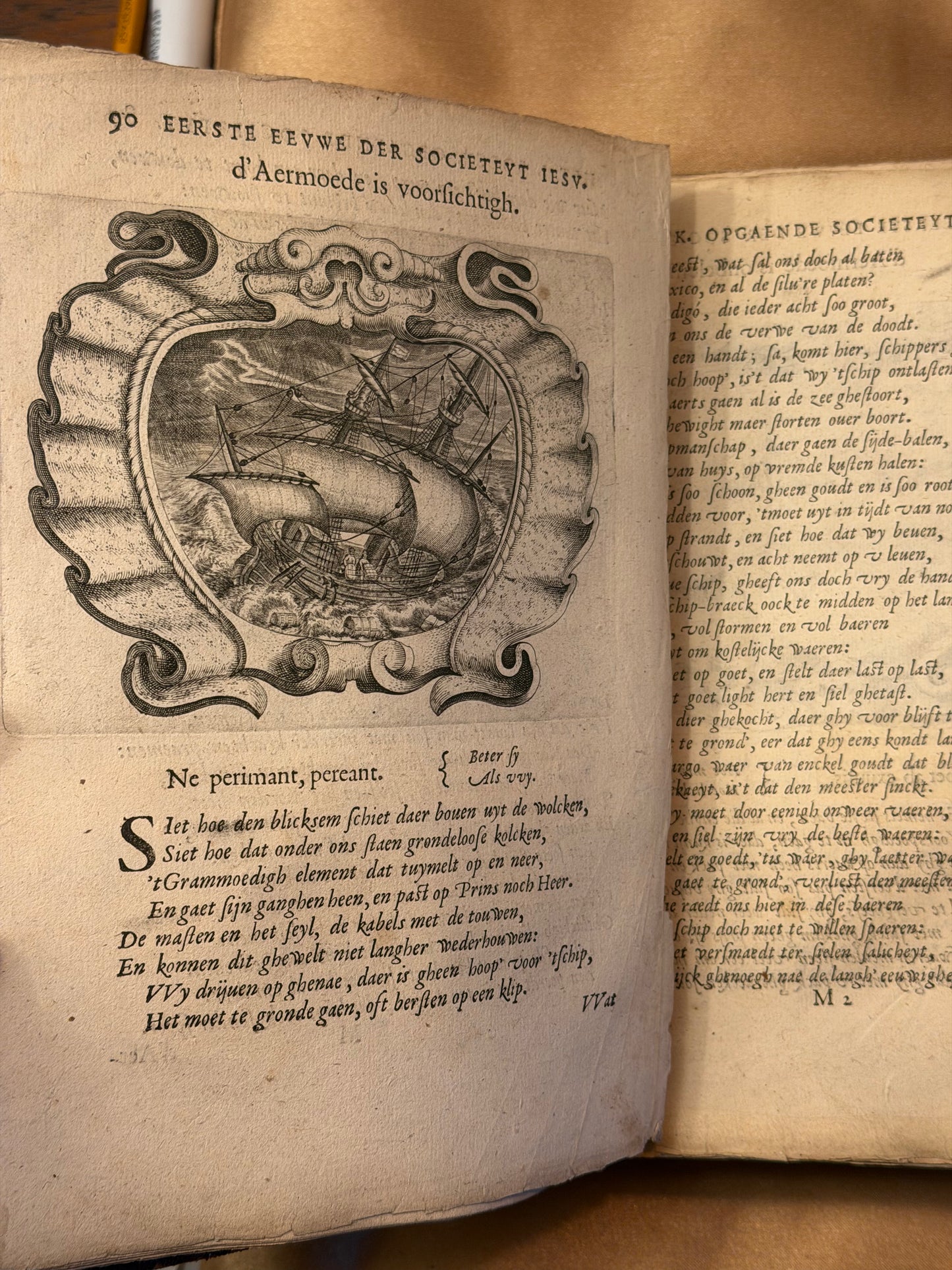 Af-beeldinghe van d'eerste eeuwe der scoieteyt Iesu. t'Antwerpen, inde Plantiinsche druckeriie, 1640.