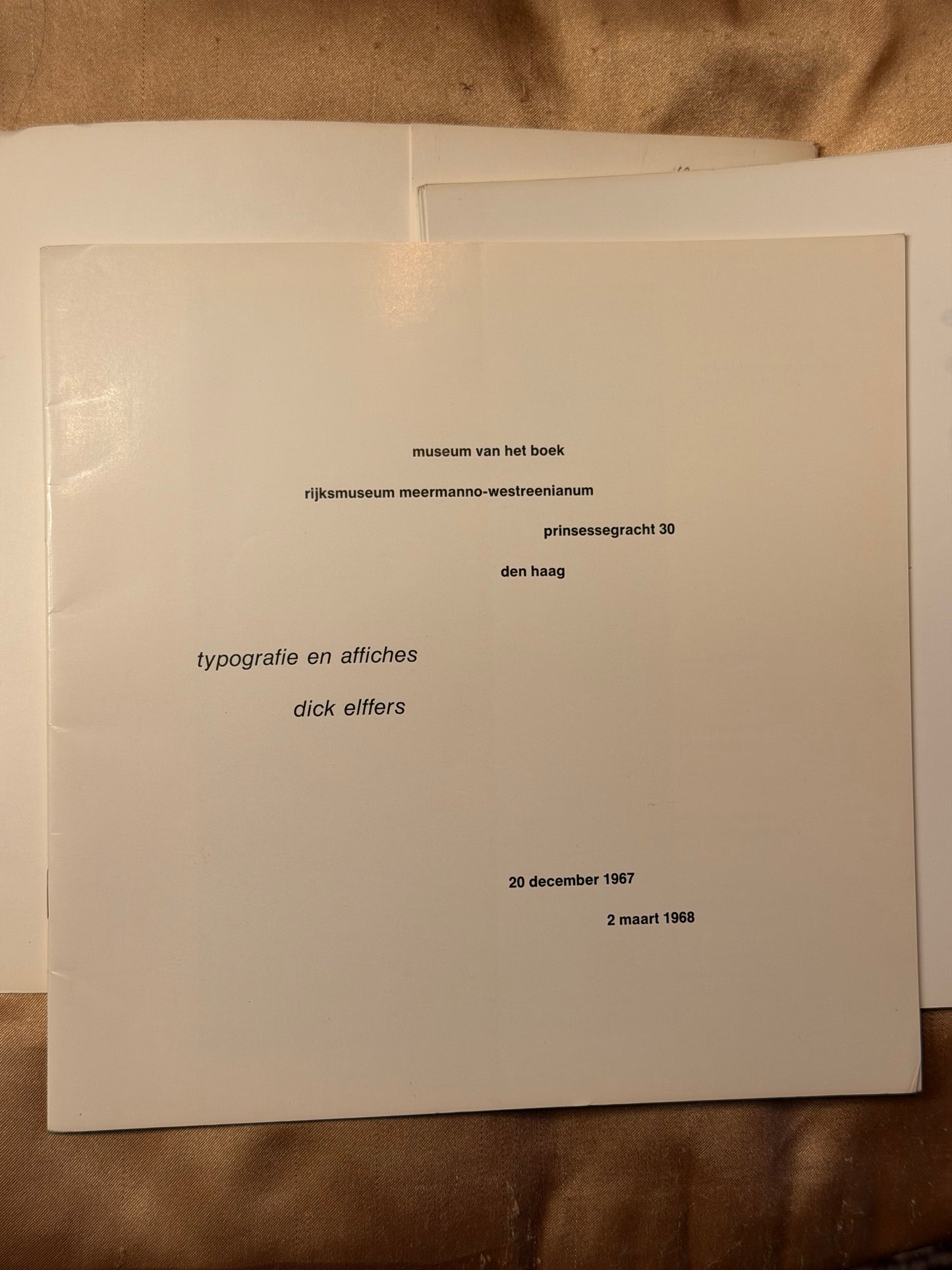 typogratie en affiches dick elffers 1968