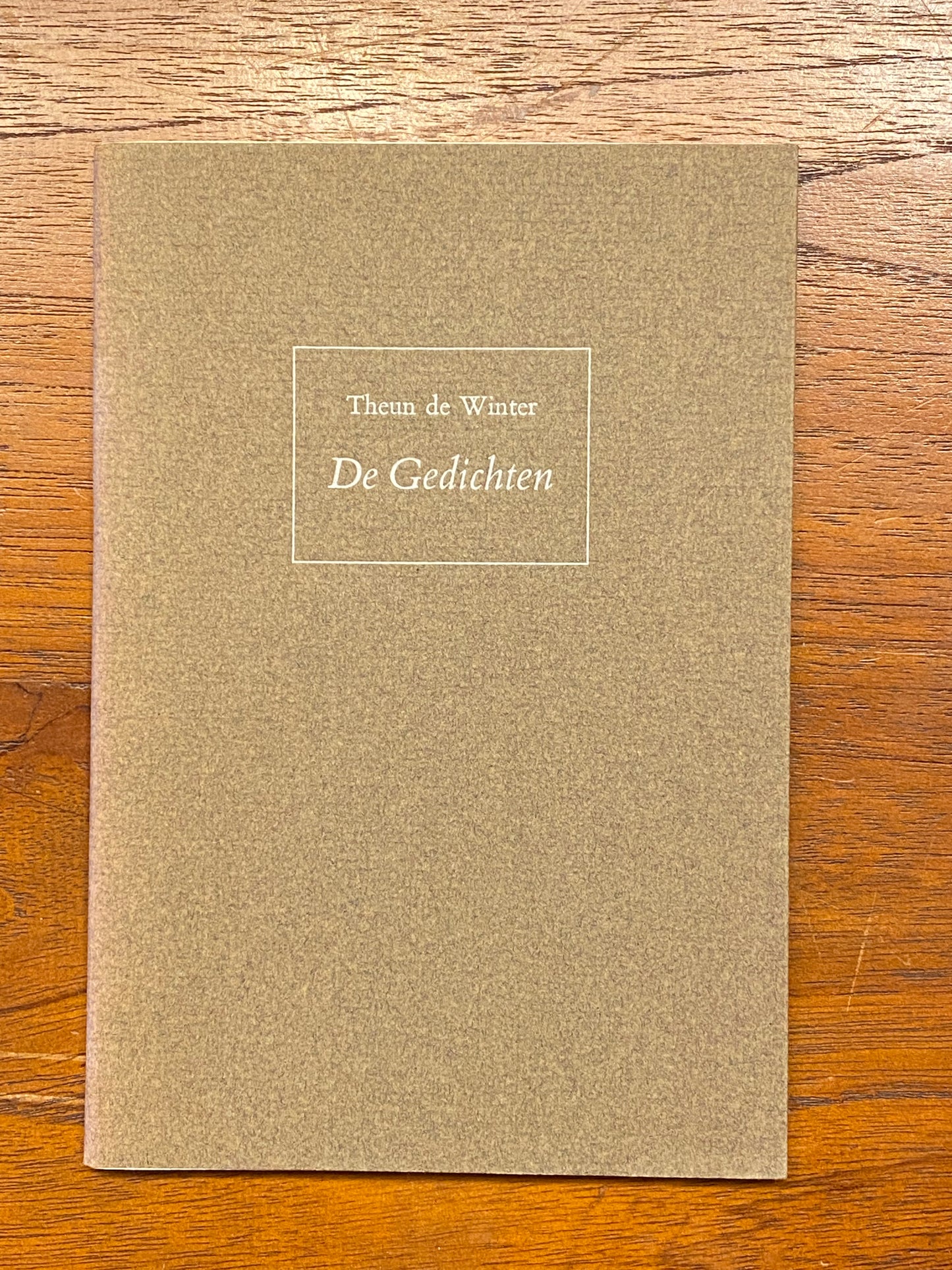 Theun de Winter De Gedichten