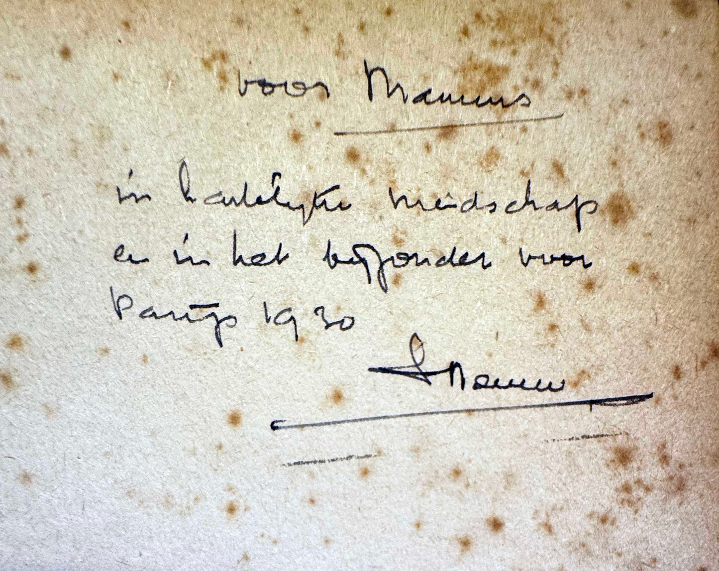 Menno ter Braak, Het carnaval der burgers. Een gelijkenis in gelijkenissen. Arnhem, Van Lochum Slaterus, 1930