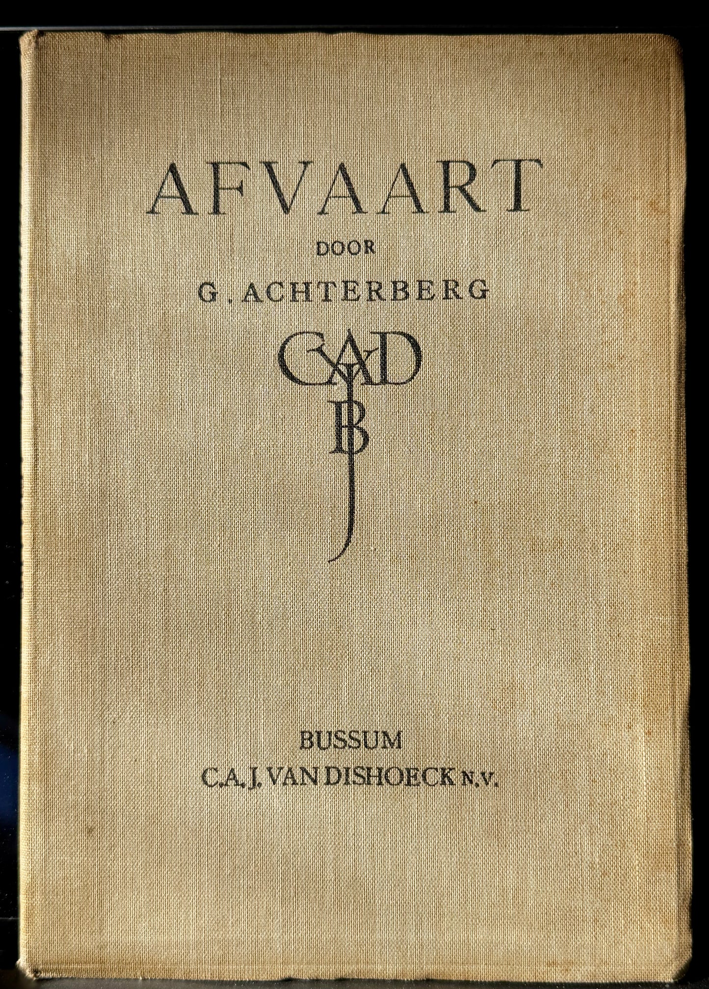 Gerrit Achterberg, Afvaart. Bussum, C.A.J. van Dishoeck, 1931