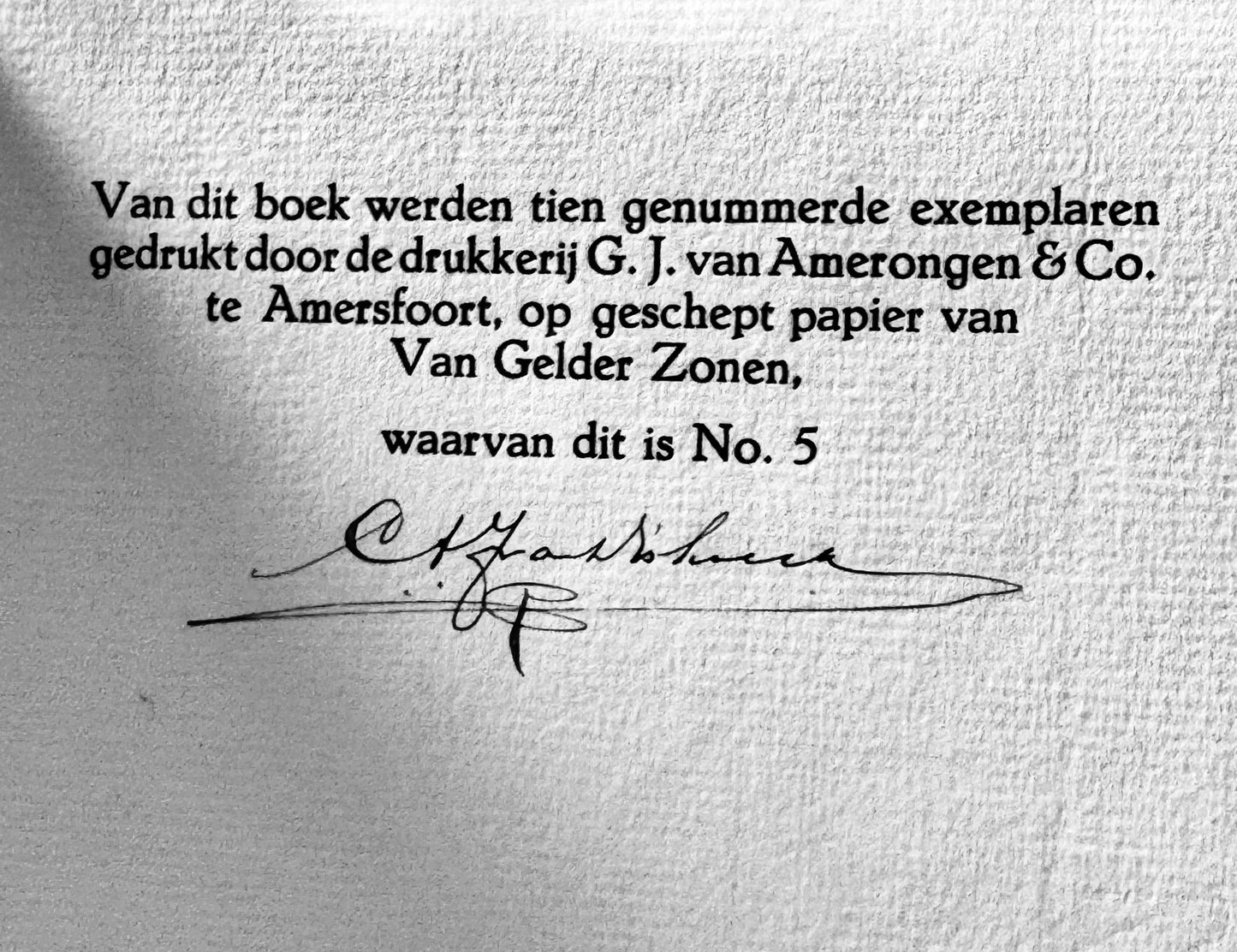 Gerrit Achterberg, Afvaart. Bussum, C.A.J. van Dishoeck, 1931