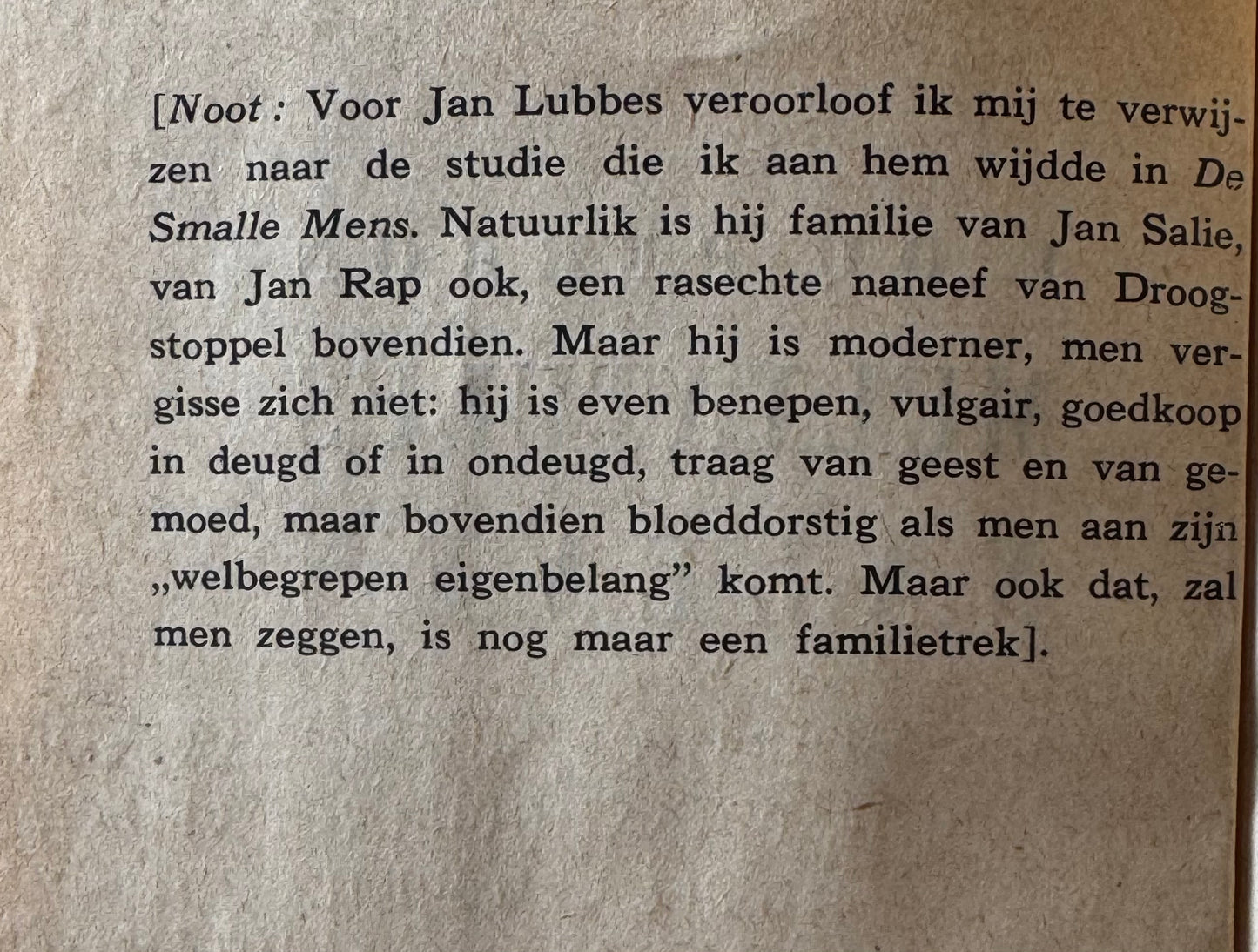 E. du Perron, Multatuli's naleven. Bandung, N.V. v/h A.C. Nix & Co, 1950 [=1952]