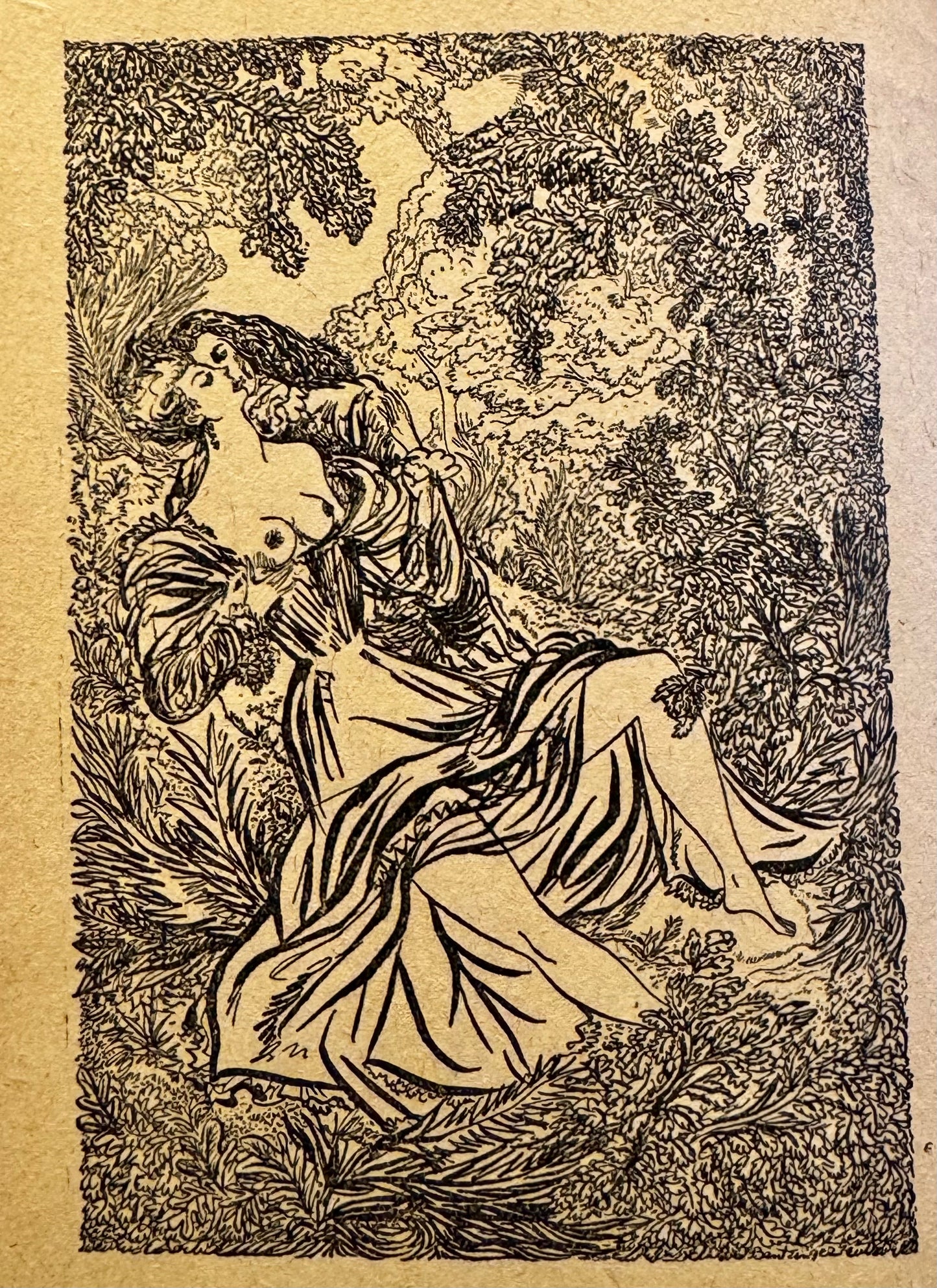 [Ab Visser] Bos-Idylle, [Groningen, H.N. Werkman] 1944