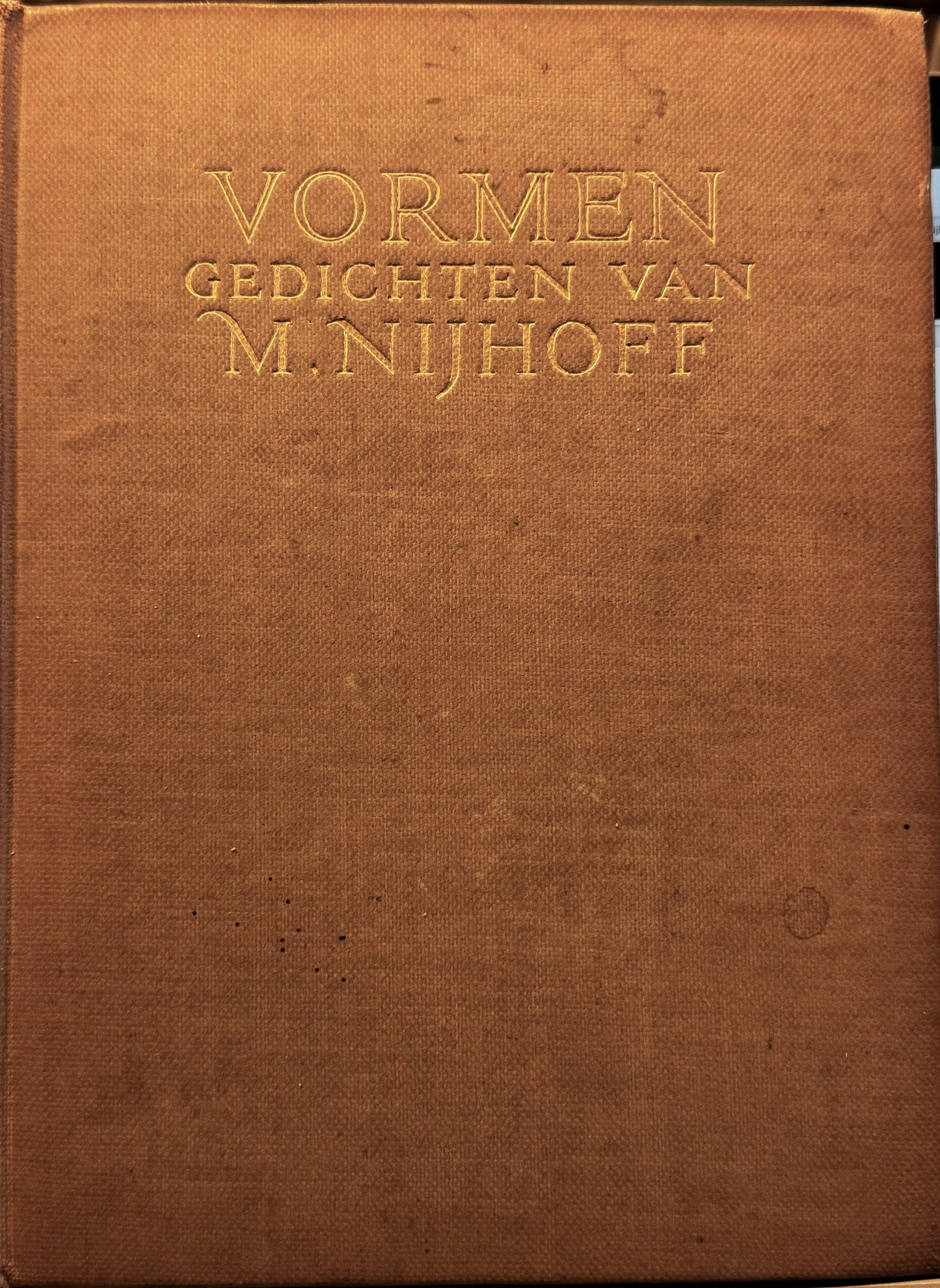 M. Nijhoff, Vormen. Gedichten. Bussum, C.A.J. van Dishoeck, 1924