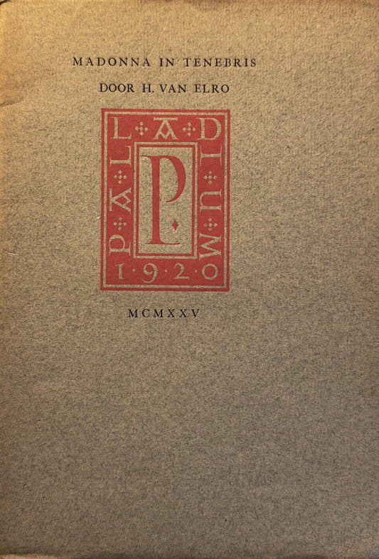 H. van Elro. Madonna in tenebris. Palladium 1925