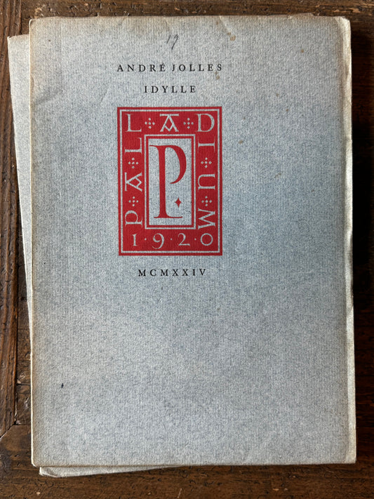 André Jolles, Idylle. Palladium 1924