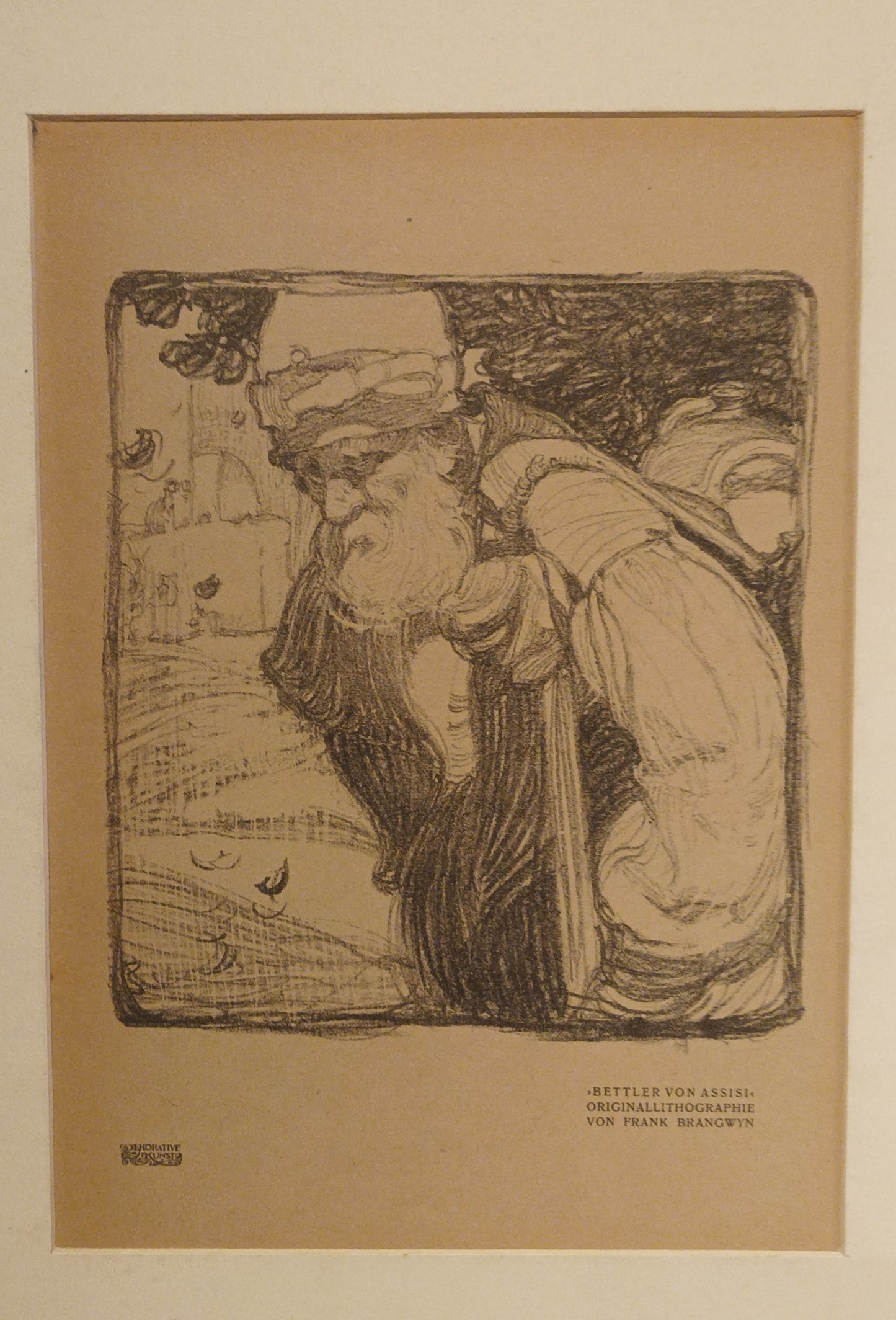 Brangwyn, Frank (1867-1955). Bettler von Assisi.