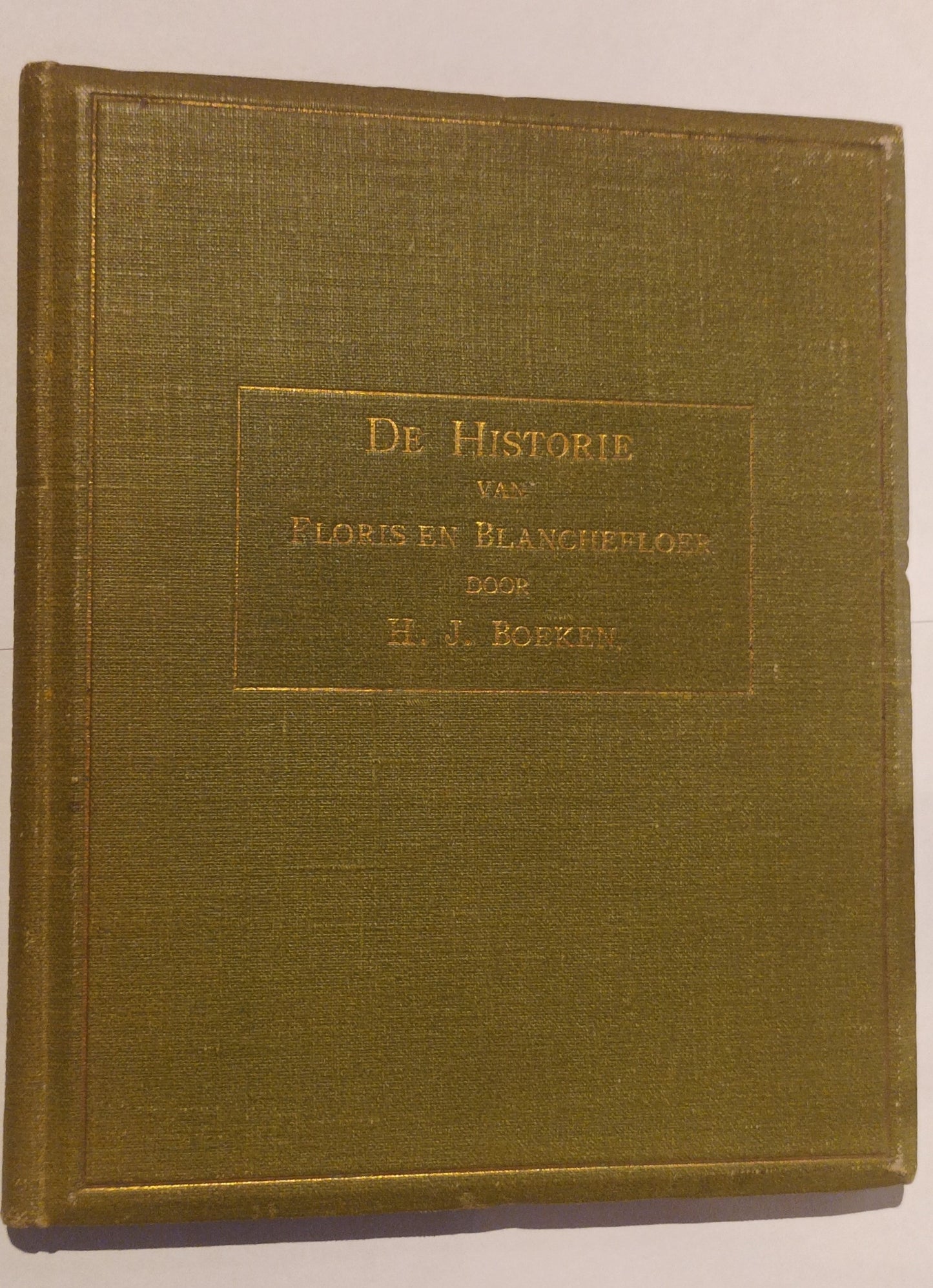 [Gesigneerd] Boeken, H.J. De historie van Floris en Blanchefloer. Met 2 lithografiën van M. Bauer.