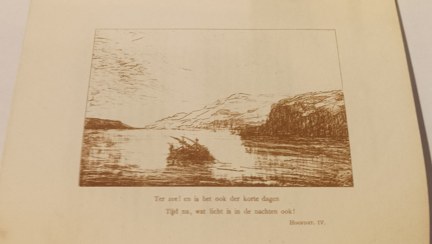 [Gesigneerd] Boeken, H.J. De historie van Floris en Blanchefloer. Met 2 lithografiën van M. Bauer.