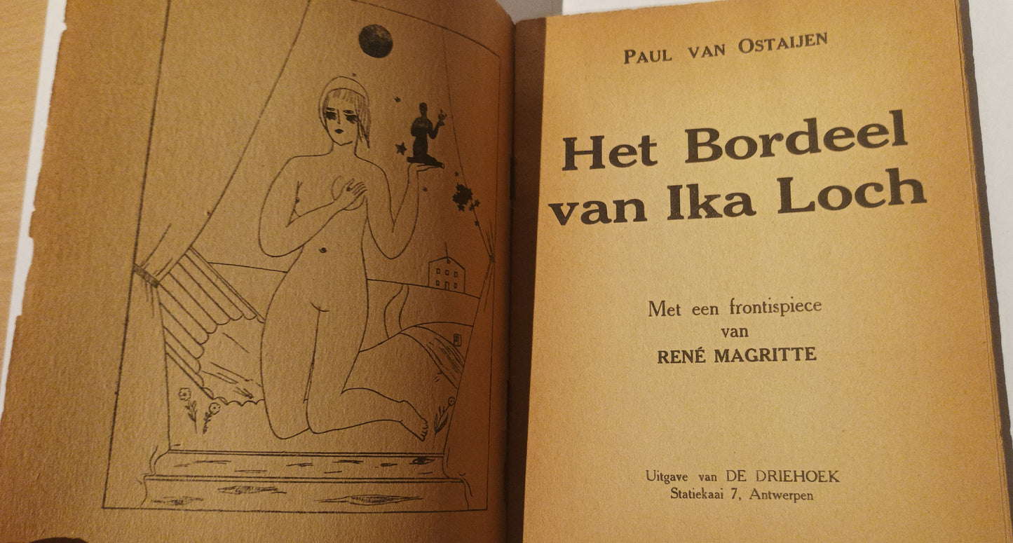 Ostaijen, Paul van Het bordeel van Ika Loch. Met een frontispiece van René Magritte