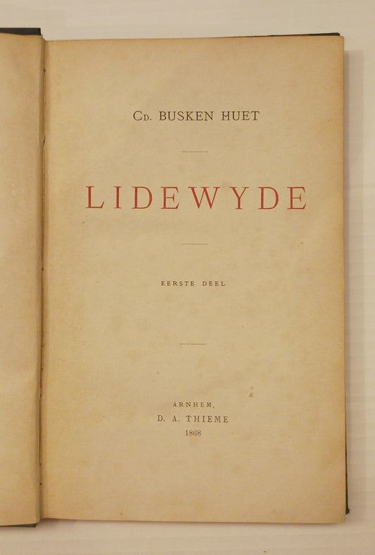 Conrad Busken Huet. Lidewyde.