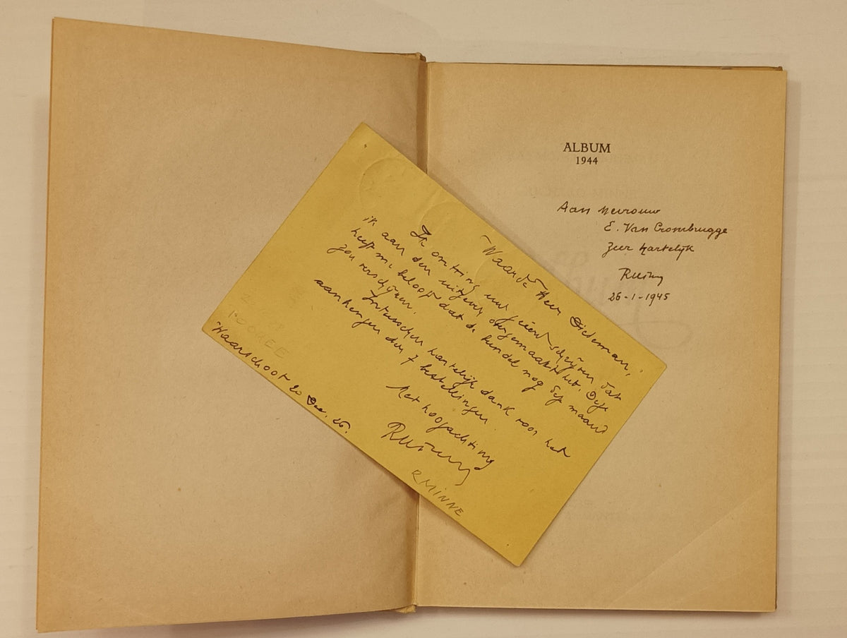 [Manuscript] Richard Minne & Raymond Herreman. Album 1944