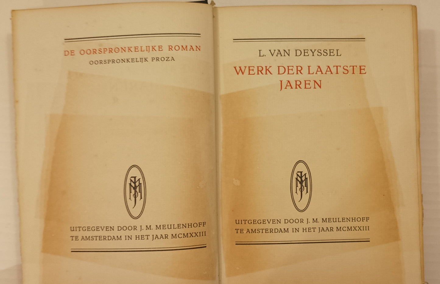 [Luxe] Lodewijk van Deyssel. Werk der laatste jaren