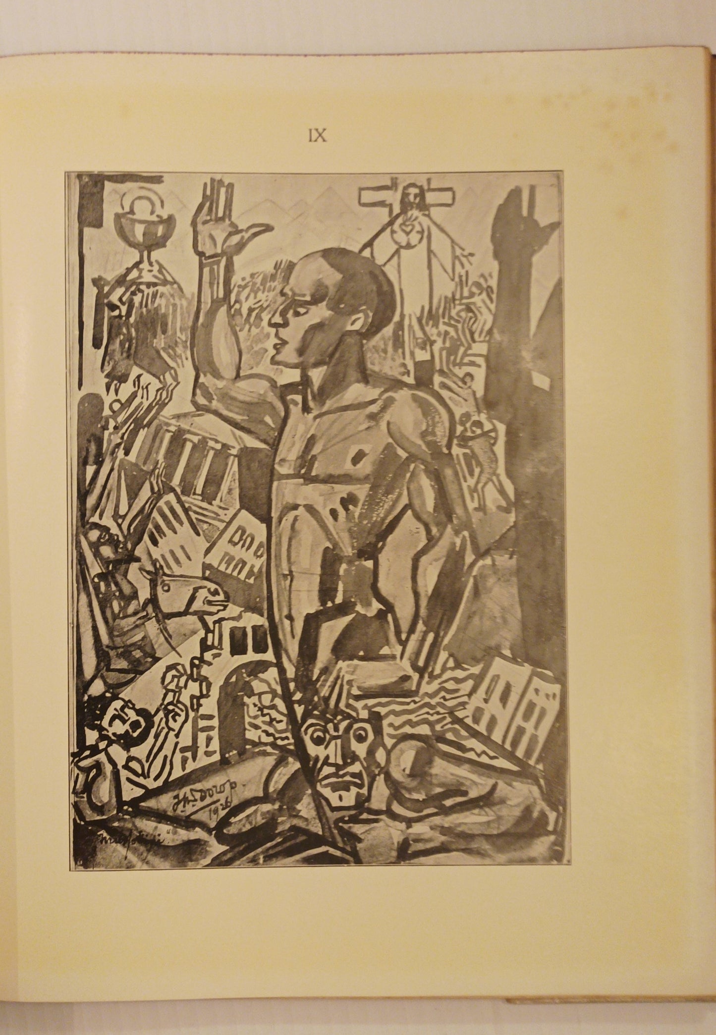 [Jan Toorop] Wouter Lutkie. Van Toorop naar Mussolini. [Met reproducties naar teekeningen en foto’s van Jan Toorop en één teekening van Joan Collette.]