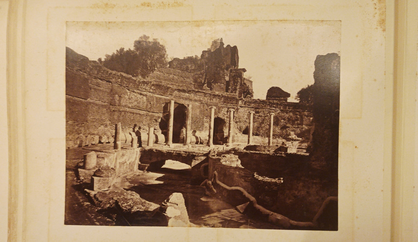 [Renaissance. Photography]. Album with ca. 60 mounted  photographic reproductions of mainly Renaissance artists from Rome and Firenze museums