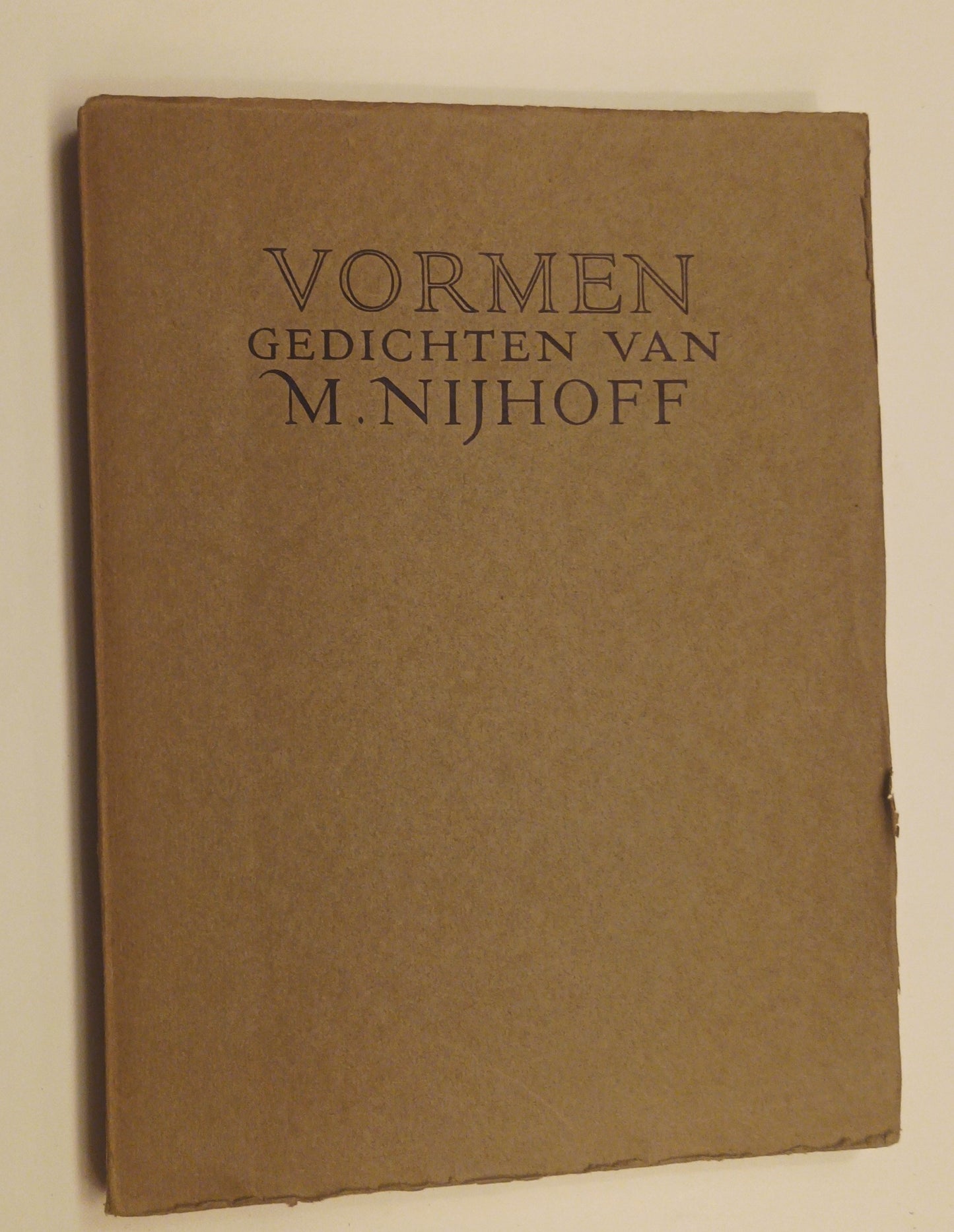[Luxe. Gesigneerd] M. Nijhoff. Vormen.