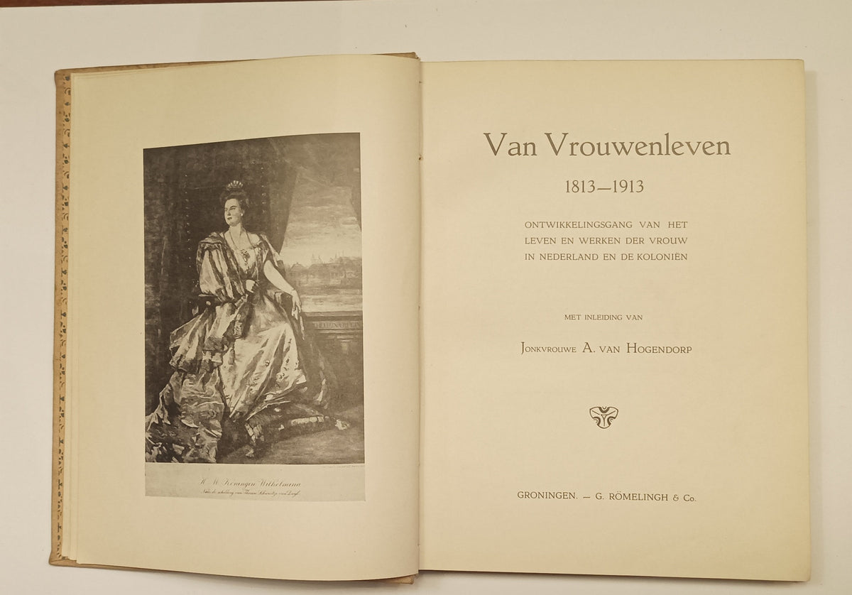 [Art Nouveau. Feminisme] Diverse auteurs. Van Vrouwenleven 1813-1913.