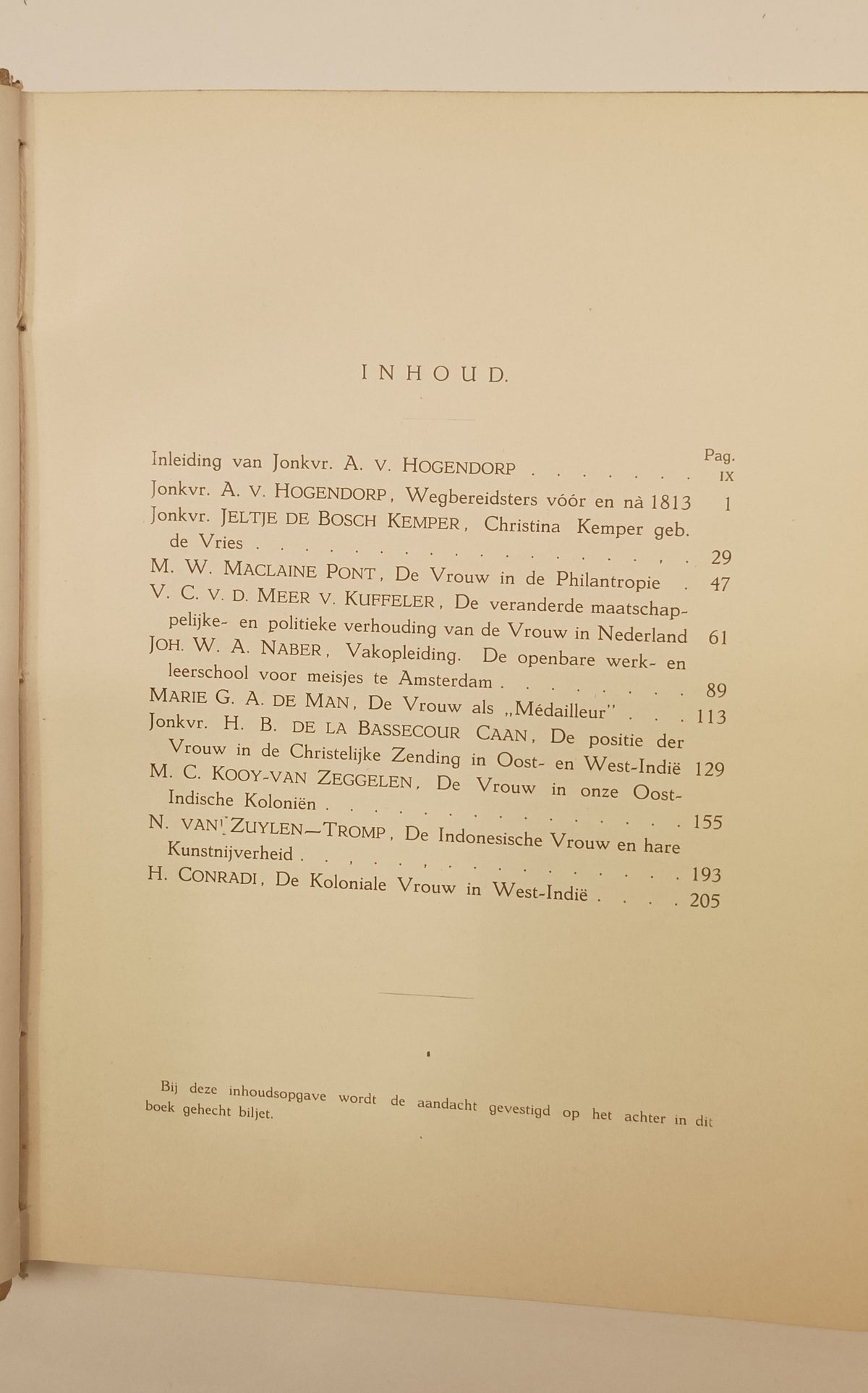 [Art Nouveau. Feminisme] Diverse auteurs. Van Vrouwenleven 1813-1913.