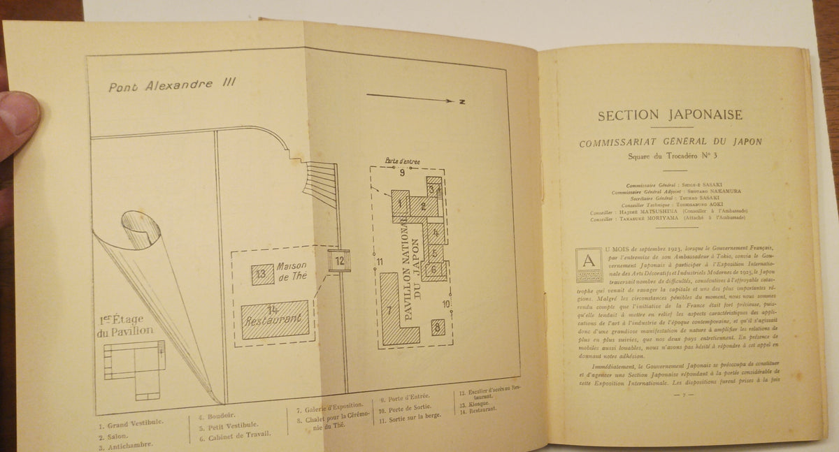 [Art Deco] La Section Japonaise. Arts Décoratifs et Industriels Modernes. Catalogue Illustré.