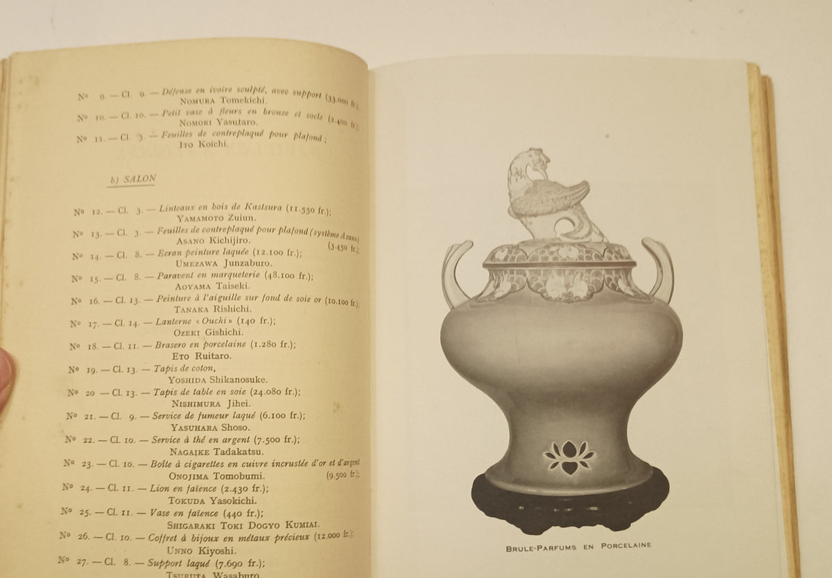 [Art Deco] La Section Japonaise. Arts Décoratifs et Industriels Modernes. Catalogue Illustré.