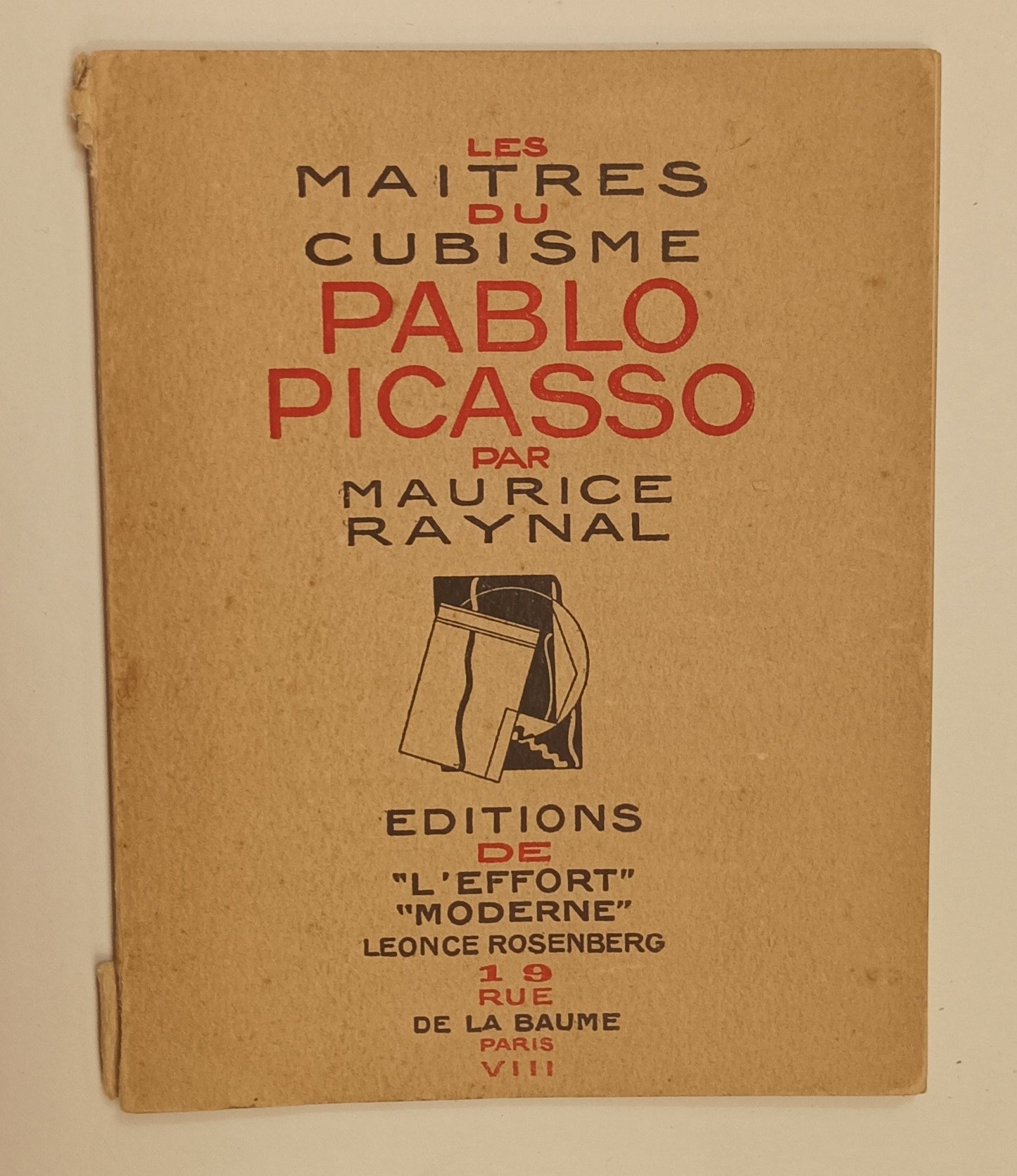 Maurice Raynal. Les Maitres du Cubisme: Pablo Picasso.