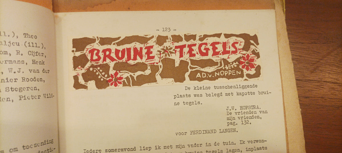 [DEBUUT. EIGEN EXEMPLAAR] W.F. Hermans '[4] Gedichten'