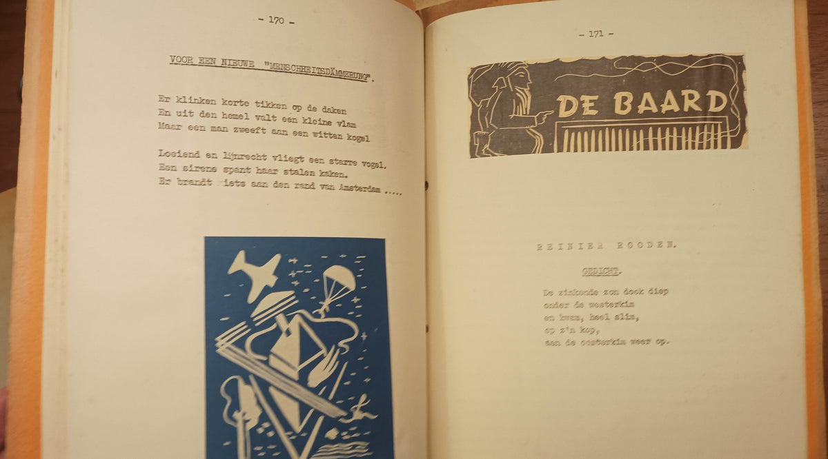 [DEBUUT. EIGEN EXEMPLAAR] W.F. Hermans '[4] Gedichten'