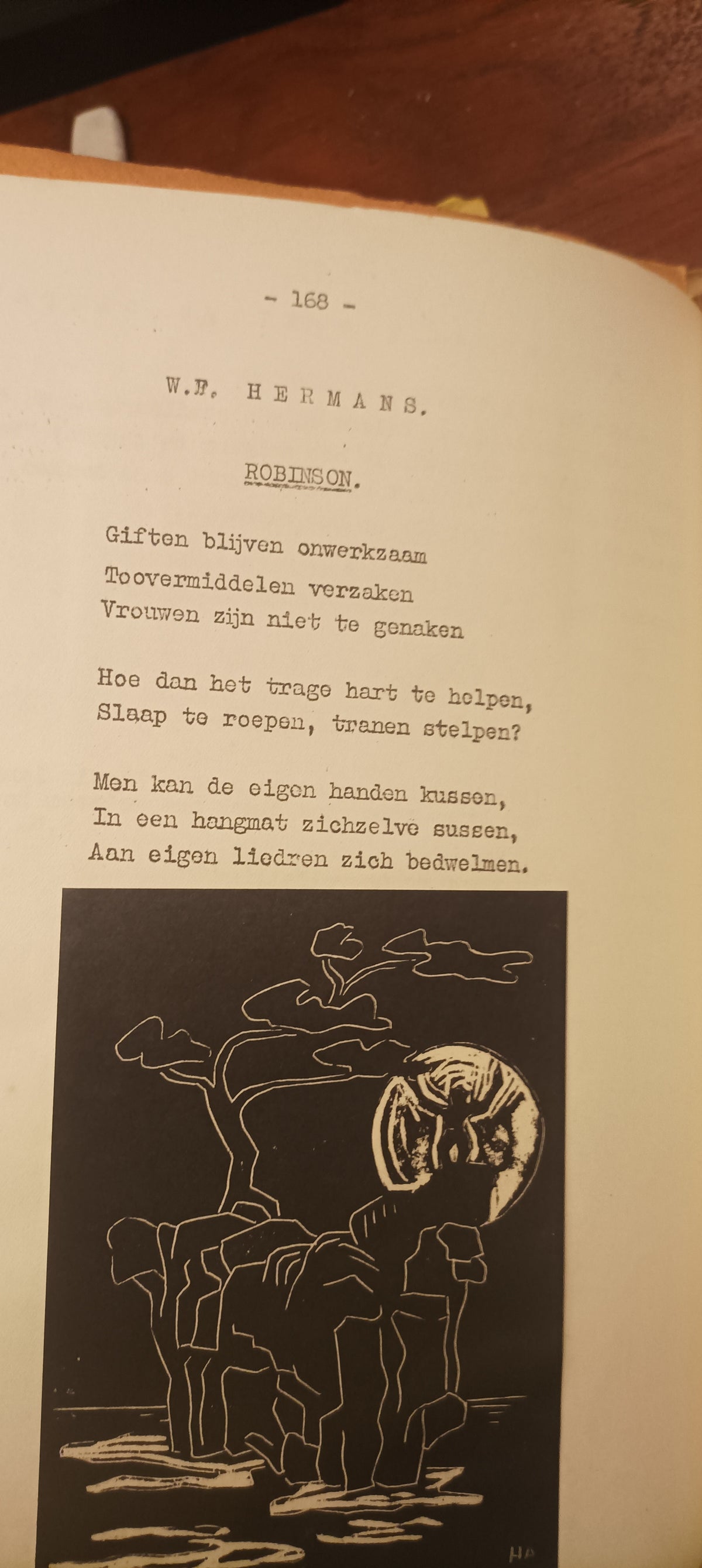 [DEBUUT. EIGEN EXEMPLAAR] W.F. Hermans '[4] Gedichten'