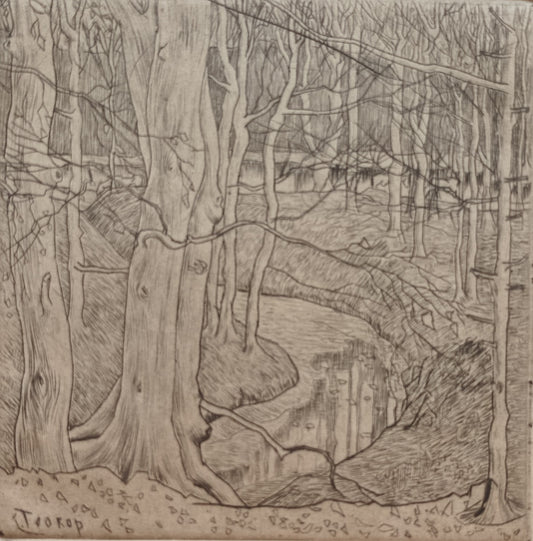 Jan Toorop (1858-1928). In het bos. [In the Forest].
