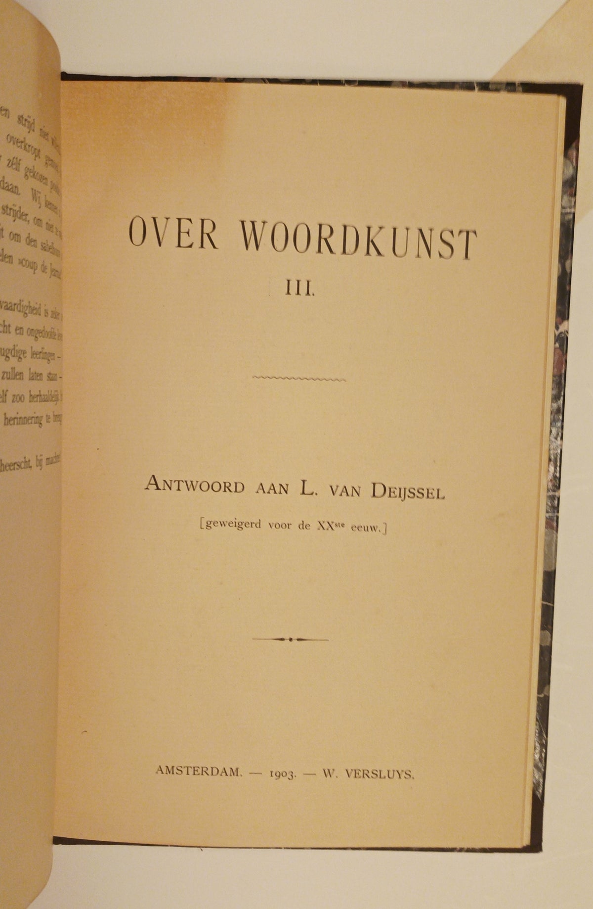 Frans Netscher. Lastertongen. Een blik in de jongste Amsterdamsche Letteren.