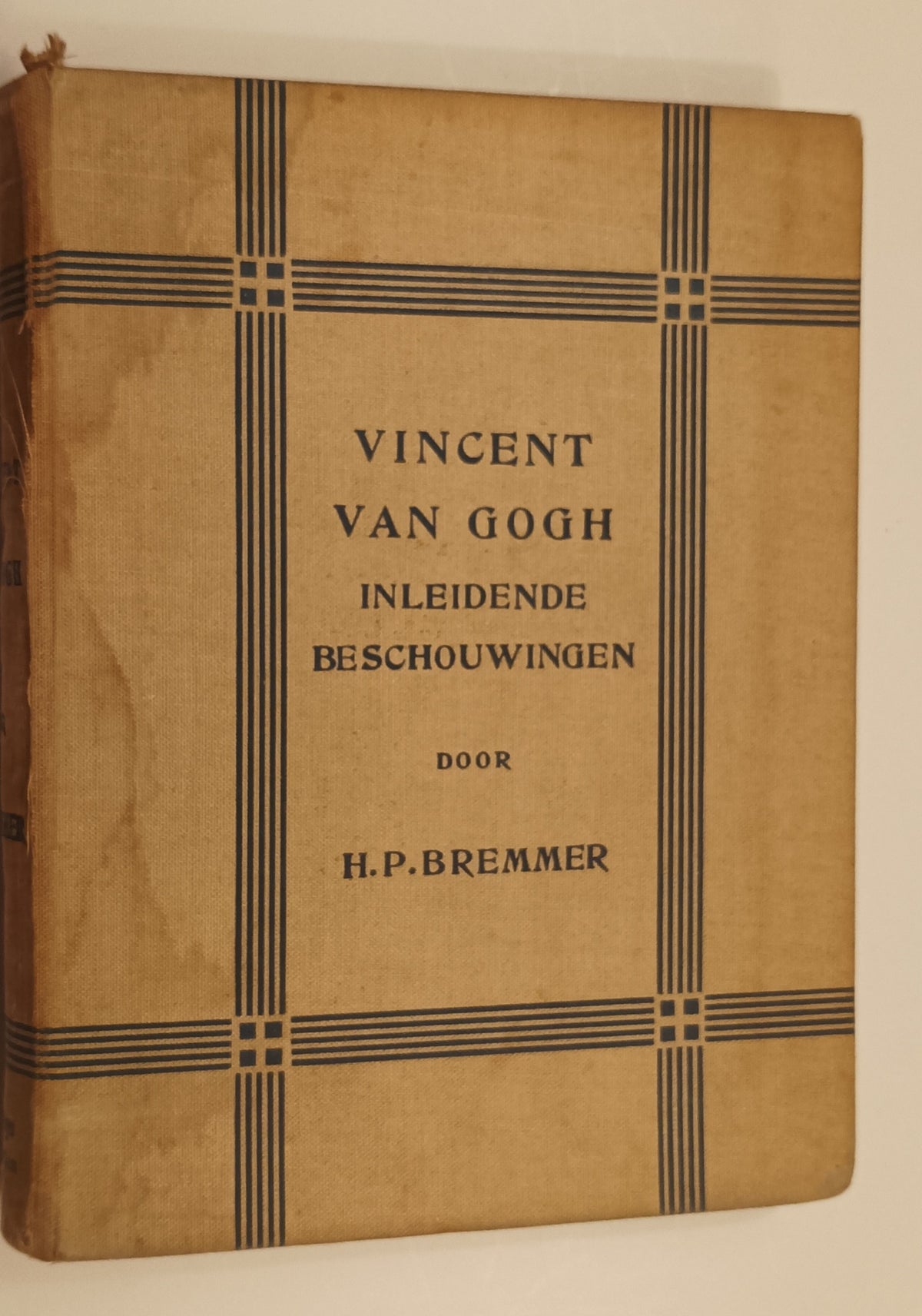 [Vincent van Gogh] H.P. Bremmer. Vincent van Gogh. Inleidende beschouwingen.