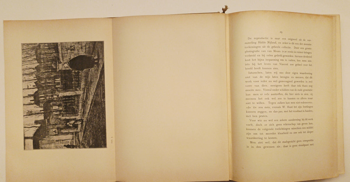 [Vincent van Gogh] H.P. Bremmer. Vincent van Gogh. Inleidende beschouwingen.