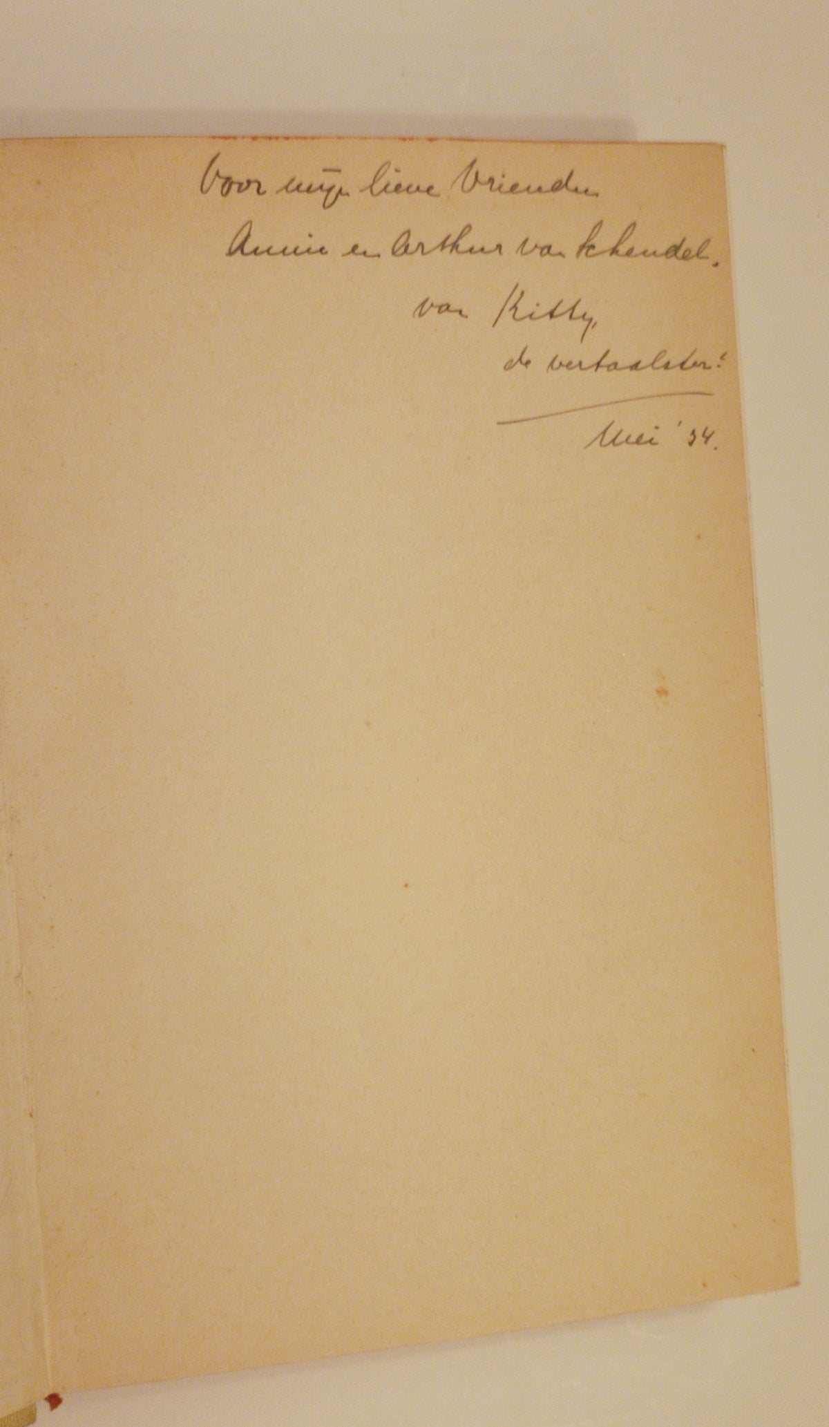 Manfred Kyber. Als dieren spreken… Nederlandsche bewerking: K.H.R. de Josseling De Jong. Met 6 platen van Else Wennz-Viëtor.