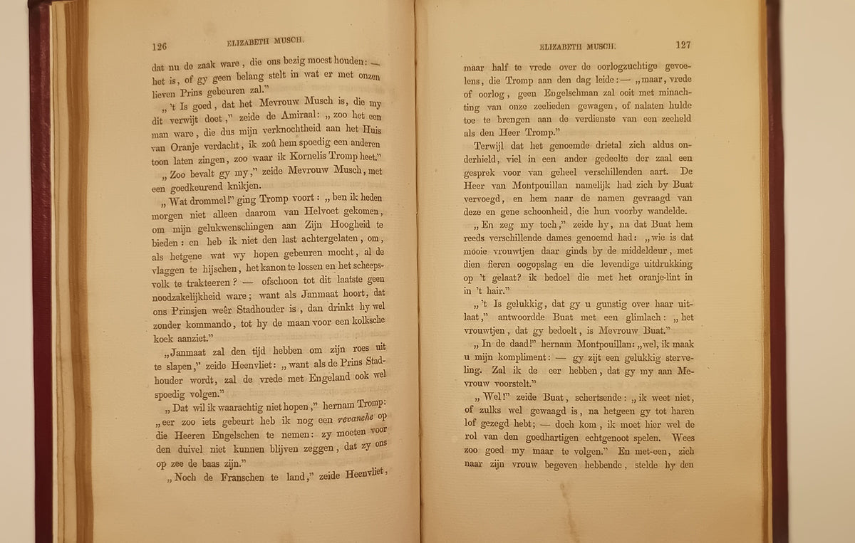 [Fine binding] Jacob van Lennep. Elisabeth Musch. Een tafereel uit de zeventiende eeuw