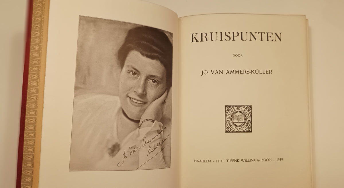 [Gesigneerd] Jo van Ammers-Küller. Kruispunten.