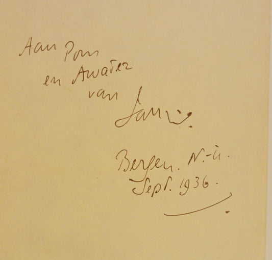 [Gesigneerd] A. Roland Holst. Voorteekens.