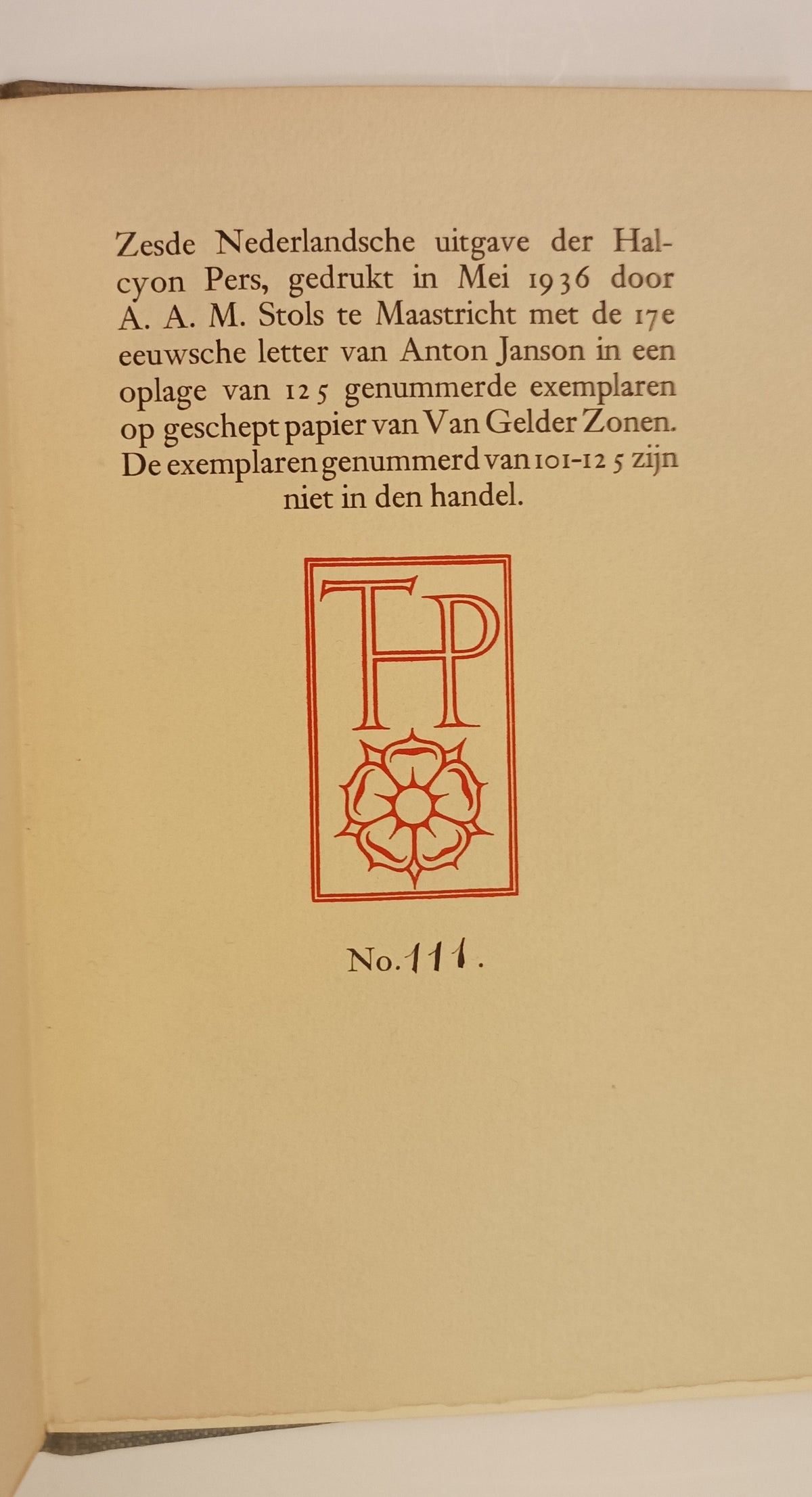[Gesigneerd] A. Roland Holst. Voorteekens.