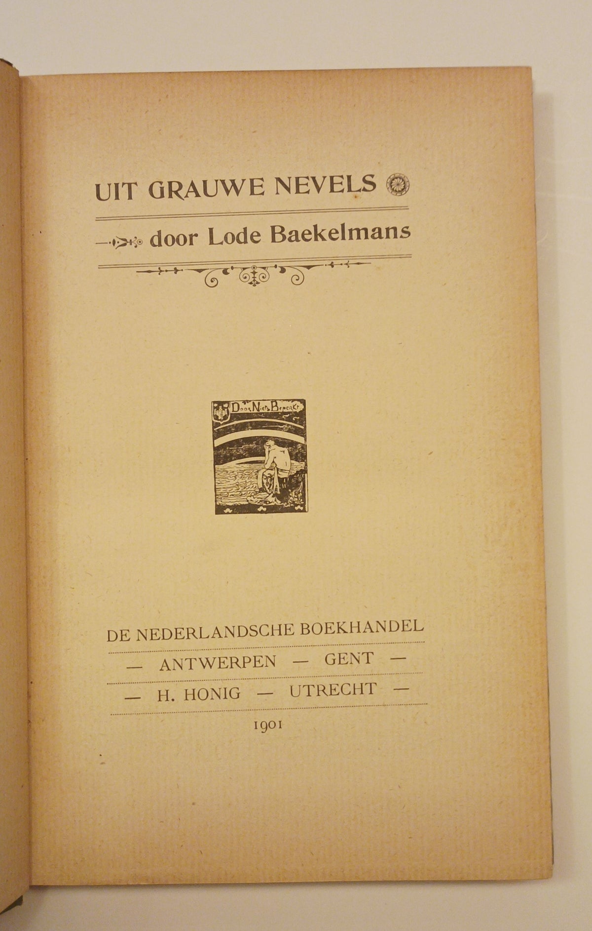 [Art Nouveau] Lode Baekelmans Uit grauwe nevels.