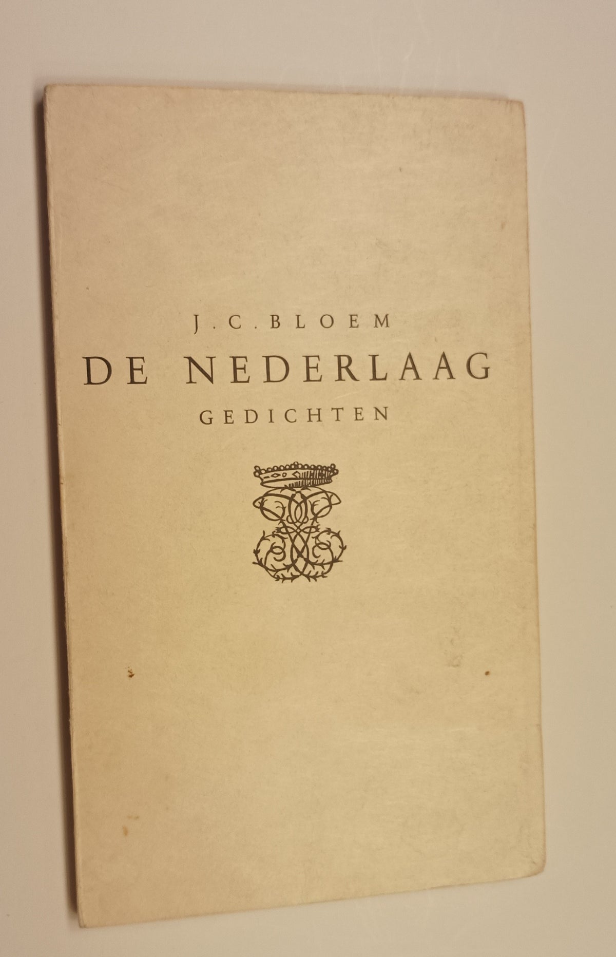 [Luxe] Bloem, J.C. De nederlaag. Gedichten.