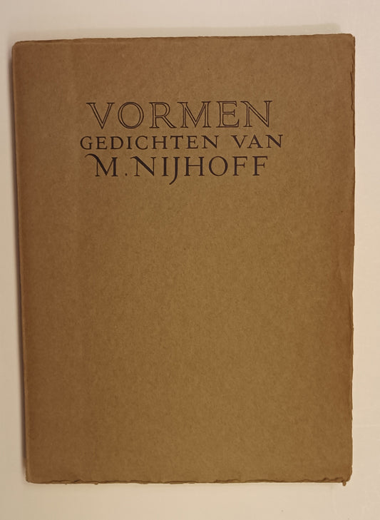 [Luxe. Gesigneerd] M. Nijhoff. Vormen.